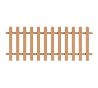 vidaXL Picket Fence WPC 200x80 cm