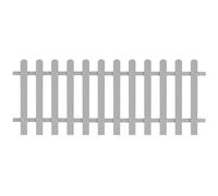 vidaXL Picket Fence WPC 200x80 cm