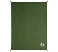 vidaXL Picnic Blanket with Pegs 205x155 cm Waterproof PU-Coated Polyester - Ideal for Camping, Beach, Hiking & Travel
