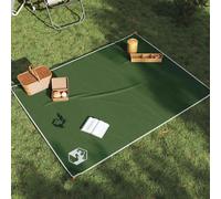 vidaXL Picnic Blanket with Pegs Green 205x155 cm