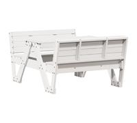 vidaXL Picnic Table for Kids, Outdoor Wooden Sand and Water Play Table, Garden S