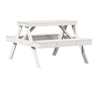 vidaXL Picnic Table, Outdoor Dining Table for Patio Balcony Terrace Yard, Wooden