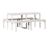 vidaXL Picnic Table, Outdoor Dining Table for Patio Balcony Terrace Yard, Wooden