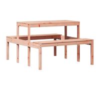 vidaXL Picnic Table, Outdoor Dining Table for Patio Balcony Terrace Yard, Wooden