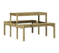 vidaXL Picnic Table Outdoor Dining Table Garden Table Impregnated Wood Pine