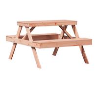 vidaXL Picnic Table Outdoor Dining Table Patio Garden Table Solid Wood Douglas