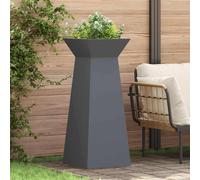vidaXL Pillar Planter 2 pcs Anthracite 40 x 40 x 100 cm