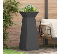 vidaXL Pillar Planter Black 40 x 40 x 100 cm