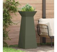 vidaXL Pillar Planter Olive 40 x 40 x 100 cm