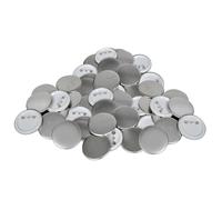 vidaXL PinBack Button Parts 44 mm - 500 pcs Set for DIY Pinback Badges, Light & Easy to Use, Ideal for Promotional Campaigns