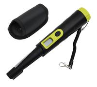 vidaXL Pinpointer Metal Detector with LCD Display Finder Probe Black & Yellow