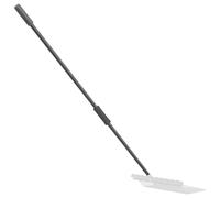 Pitchfork Handle Black Steel Ø3.5x127.5cm Rubber Grip Replacement Durable Strong