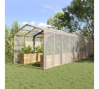 vidaXL Plant Cover Transparent 6 x 6 m PE