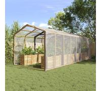 vidaXL Plant Cover Transparent 8 x 8 m PE