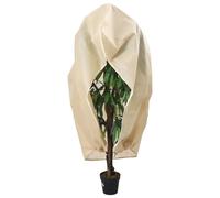 (beige, 3.93 x 3 m/ 1 pcs) vidaXL Plant Fleece Covers with Zip Outdoor Garden Frost Protection 70 g/m²