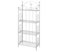 Vidaxl Plant Rack Square White Plant Stands