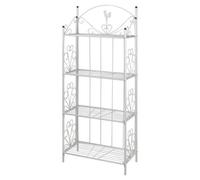 vidaXL Plant Rack Square White