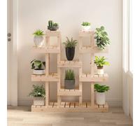 vidaXL Plant Stand 104.5x25x109.5 cm Solid Wood Pine