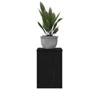 vidaXL Plant Stand 2 pcs – Black oak, Engineered Wood, 20 x 20 x 30 cm – Rectangular Indoor/Outdoor