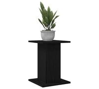 vidaXL Plant Stand 2 pcs Black Oak 30 x 30 x 40 cm Engineered wood