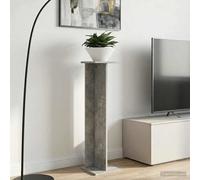 vidaXL Plant Stand 2 pcs Concrete Grey 25 x 25.5 x 100.5 cm
