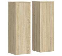 Plant Stands Garden Plant Pot Holder Flower Stand 2 pcs Engineered wood vidaXL