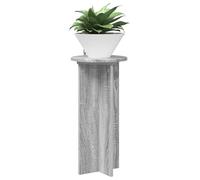 vidaXL Plant Stand 2 Pieces Grey Sonoma 29.5 x 29.5 x 60 cm, Plant Stand for Home, Modern Moisture-resistant Construction, Minimalist Stand, Urban Jungle Accessory