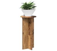 vidaXL Plant Stand 2 Pieces Old Wood 29.5 x 29.5 x 60 cm Wood Material