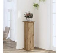 vidaXL Plant Stand Artisan Oak 33x33x100 cm Engineered Wood