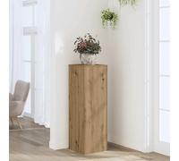 vidaXL Plant Stand Artisan Oak 33x33x100 cm Engineered Wood