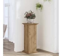 vidaXL Plant Stand Artisan Oak 33x33x80 cm Engineered Wood