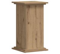 vidaXL Plant Stand Artisian Oak - Engineered Wood Pot Holder - 33x33x60 cm - Indoor Outdoor Decor - 60 kg Load - Timeless Modern Design