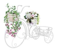 vidaXL Plant Stand Bicycle Shape Vintage Style Metal Garden Flower Display