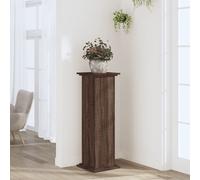 vidaXL Plant Stand Brown Oak 33x33x100 cm Engineered Wood