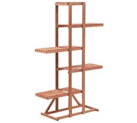 vidaXL Plant Stand Cedar Wood 86x36x139cm Garden Flower Display Stair Ladder