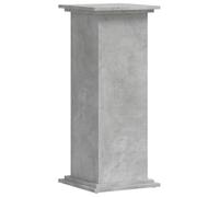 vidaXL Plant Stand Pot Holder - Grey Engineered Wood 33x33x80 cm, Max load 60 kg