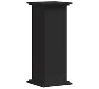vidaXL Plant Stand - Engineered Wood Patio Pot Holder - 33x33x80 cm - Black - Indoor/Outdoor Flower Display