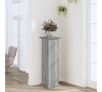 vidaXL Plant Stand Grey Sonoma 33x33x100 cm Engineered Wood