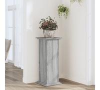 vidaXL Plant Stand Pot Holder - Grey Sonoma Engineered Wood, 33 x 33 x 80 cm, 60 kg