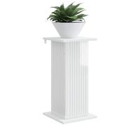 vidaXL Plant Stand High Gloss White 30.5 x 30 x 60.5 cm, Living Room, Modern Plant Stand, Moisture Resistant Indoor Display Furniture, Stylish Wooden Holder for Houseplants