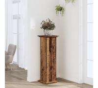 VidaXL Plant Stand Old Wood 33 X 33 X 100 Cm Engineered Wood