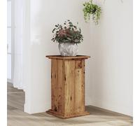 vidaXL Plant Stand Old Wood 33x33x60 cm Engineered Wood