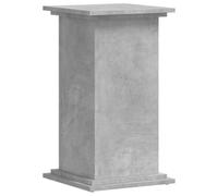 vidaXL Plant Stand Pot Holder - Engineered Wood, Concrete Grey, 33 x 33 x 60 cm, 60 kg Capacity - Modern Minimalistic Design