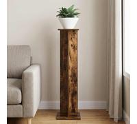 vidaXL Plant Stand Smoked Oak 25 x 25.5 x 100.5 cm Engineered Wood