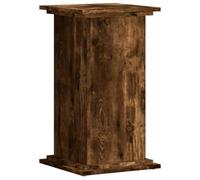 vidaXL Plant Stand Pot Holder - Smoked Oak Engineered Wood - 33x33x60 cm, Large Surface