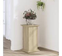 vidaXL Plant Stand Pot Holder - Engineered Wood Plant Holder - Stable & Durable Shelf - Sonoma Oak Finish - 33x33x60 cm