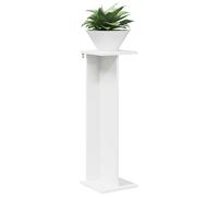 vidaXL Plant Stand White 25 x 25.5 x 80.5 cm Engineered Wood