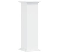 vidaXL Plant Stand White Engineered Wood - Patio Pot Holder, Flower Stand for Indoor/Outdoor - Dimensions: 33x33x100 cm, Max Load 60 kg