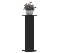 vidaXL Plant Stands 2 pcs Black 30x30x95 cm Engineered Wood