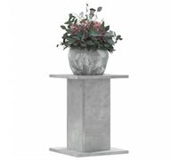 vidaXL Plant Supports 2pcs Concrete Grey Engineered Wood, Flower Stand, Pot Holder, Indoor Plant Support